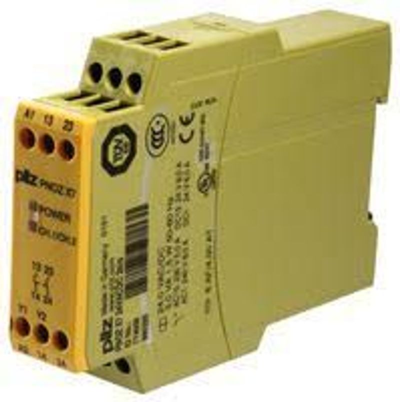 PILZ PNOZ X7.1 24VAC/DC SAFTY RELAY 2LED 1NO 1NC USED