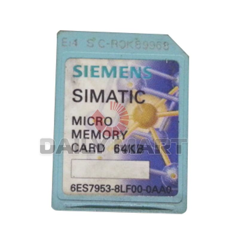 6ES7 953-8LF00-0AA0 MEMORY CARD S300 64 KB