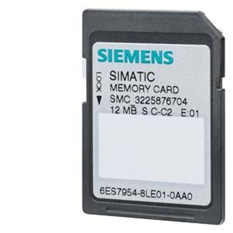 6ES7954-8LC02-0AA0 U MEMORY CARD 4MB USED SIEMENS