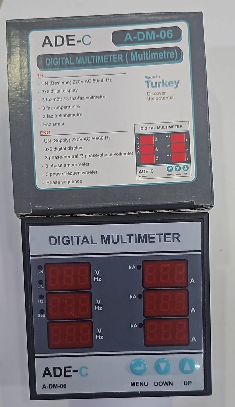 A-DM-06 MULTIMETER A-V-HZ ADE