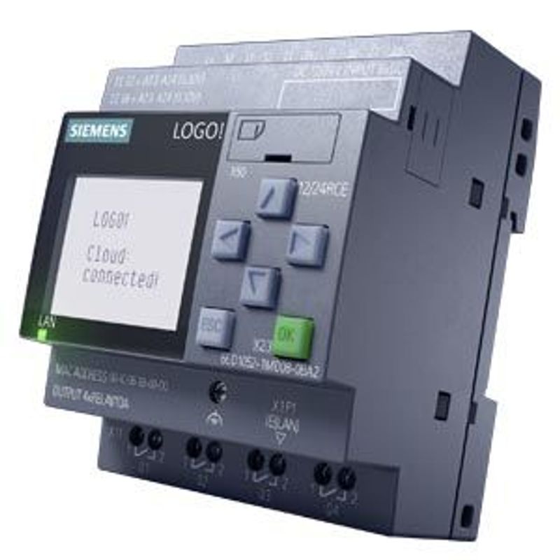 6ED1 052-1MD08-0BA2 LOGO DI8(AI4)DO4 12/24 RCE