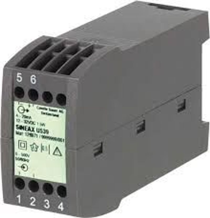 SINEAX U539 AC Voltage Transducer 120VAC -4-20MA