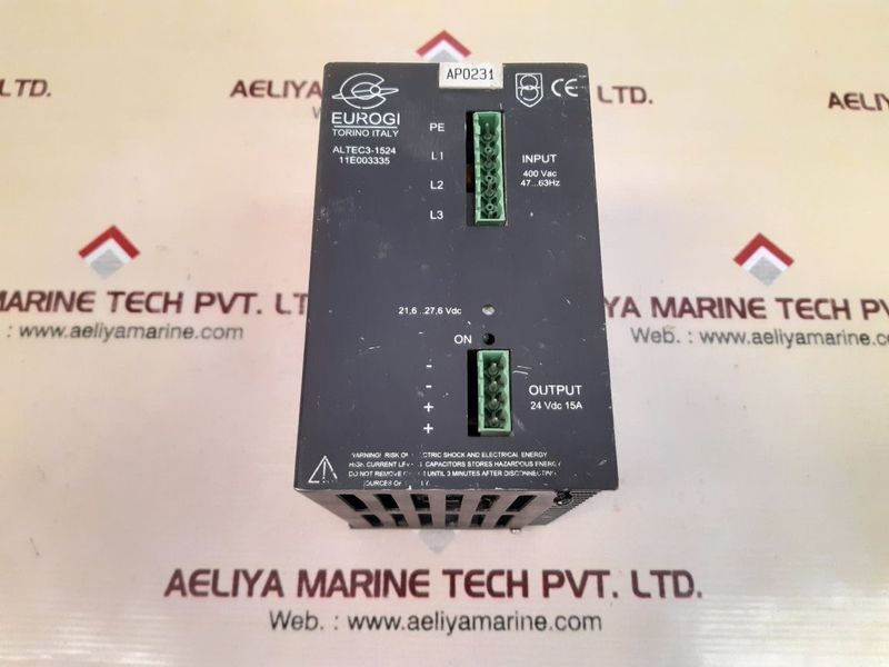 ALTEC3-1524 POWER SUPPLY 15A 3PH