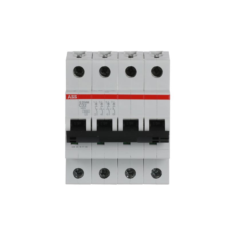 S204M-32 MCB 32A 10KA 4P ABB